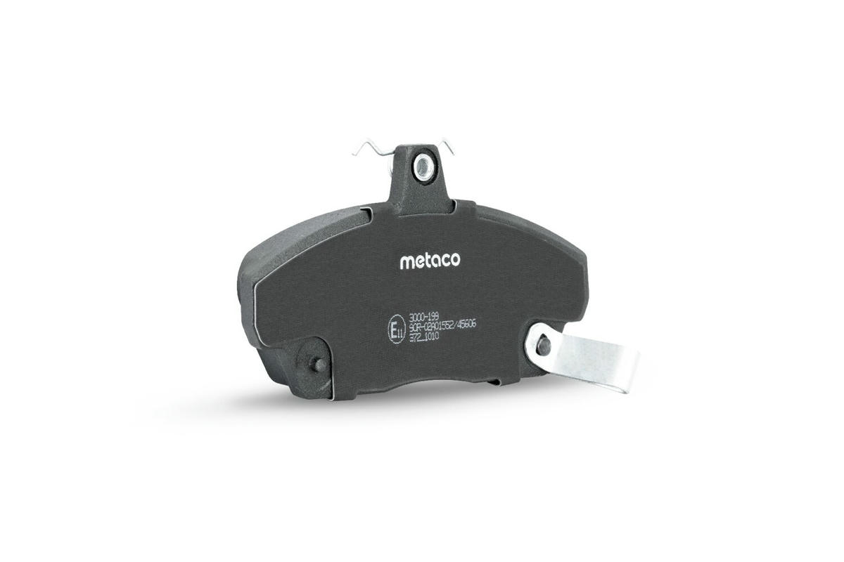 Колодки тормозные передние к-кт metaco 3000-199 preview 2