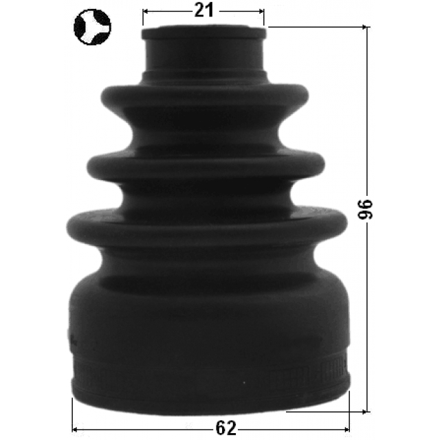 Пыльник ШРУСа FEBEST 0515-M2T preview 2