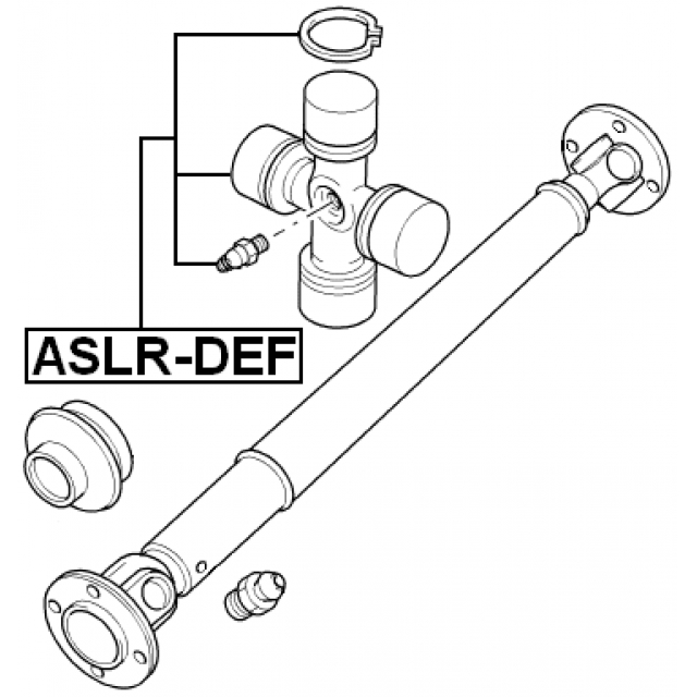 ASLR-DEF_крестовина карданного вала 27x75! Land Rover Defender 87> preview 2
