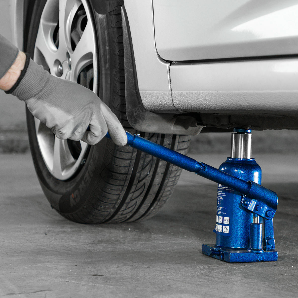 Домкрат бутылочный 4т гидравлический телескопический 170-420мм STELS preview 11