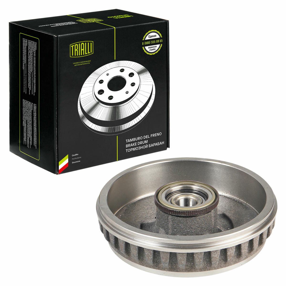 Барабан торм. для а/м Лада Largus (12-) с подшипником d=228.6 (а/м с ABS) (TF 224579) preview 2