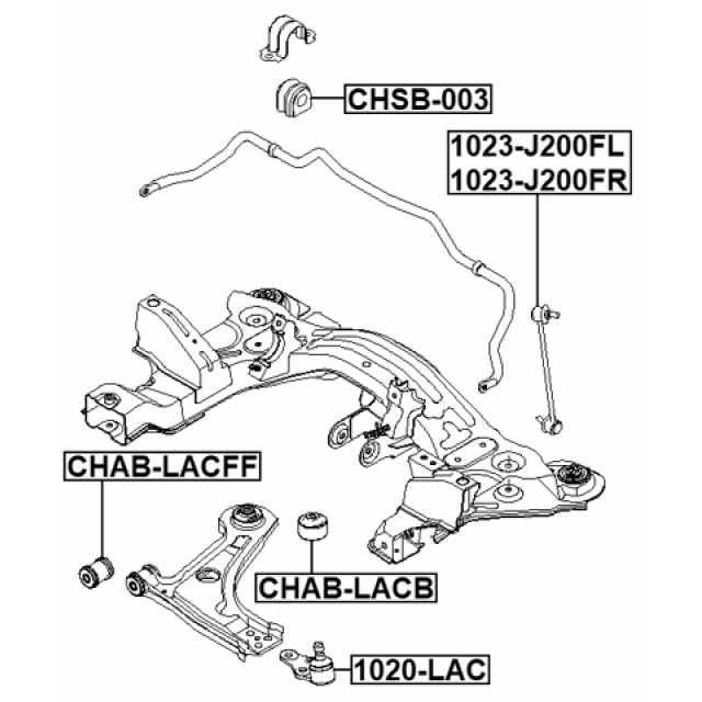 Тяга стабилизатора передняя левая preview 2