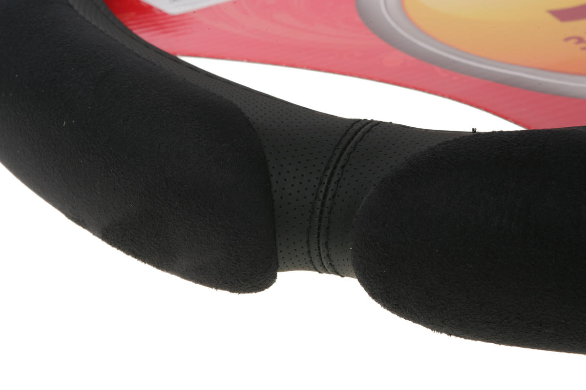 Оплетка на руль SP-5026 (S) BLACK алькантара AUTOPROFI preview 1