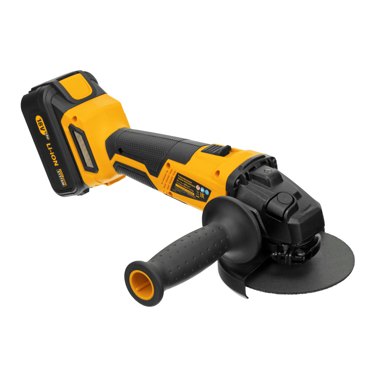 Машина углошлифовальная BLG-IB-18-125-4 аккумуляторная бесщет. Li-ion, 18В DENZEL preview 4