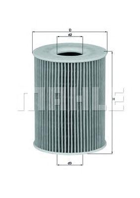 Фильтр масляный KNECHT OX 254 D1 preview 1