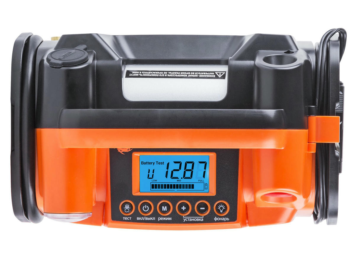 Компрессор автомобильный АГРЕССОР 40л/мин ,ЖК дисплей 12V preview 2