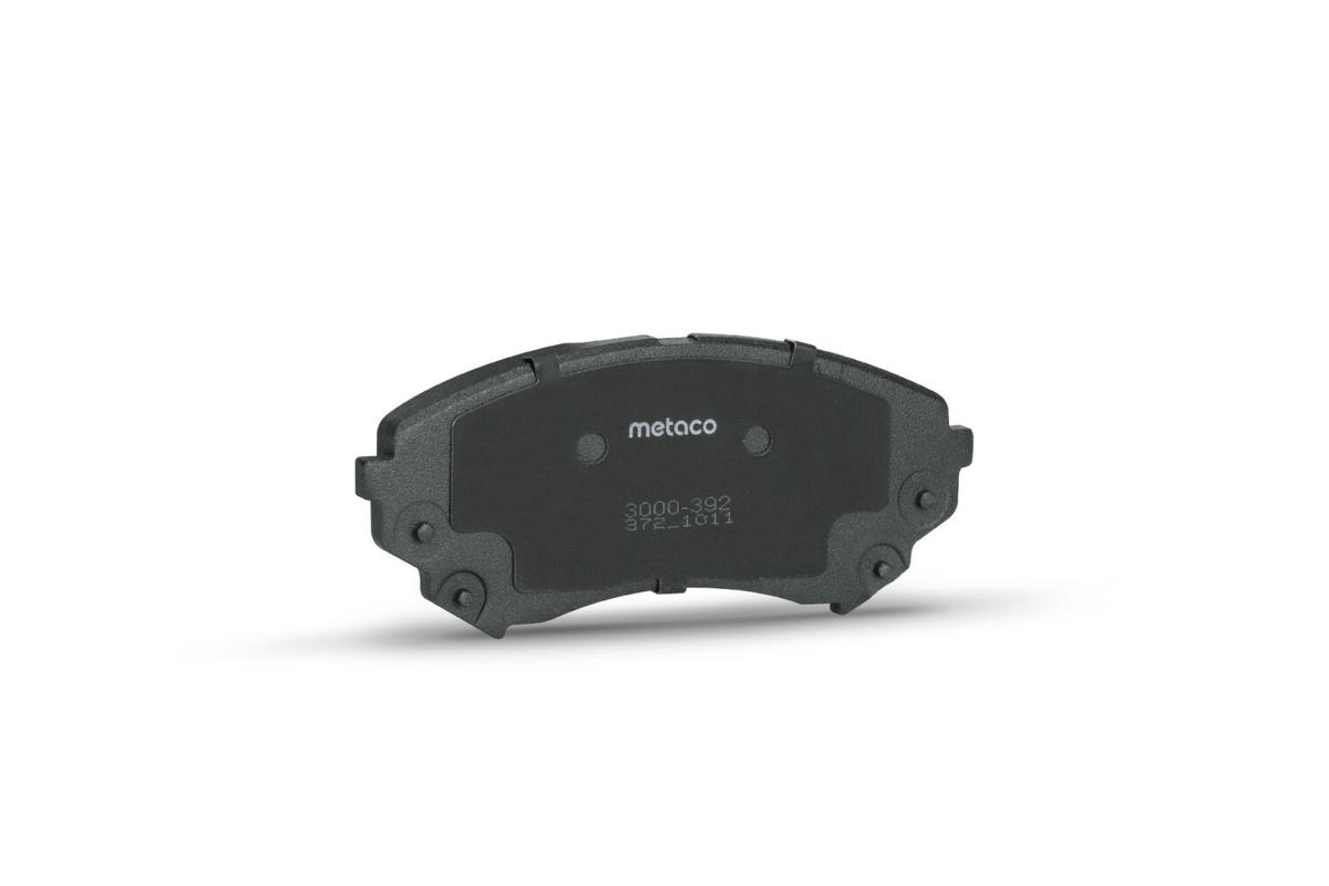 Колодки тормозные передние к-кт metaco 3000-392 preview 3