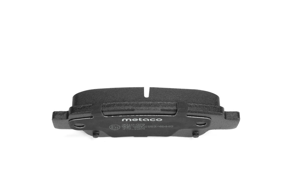 Колодки тормозные задние дисковые к-кт metaco 3010-029 preview 5