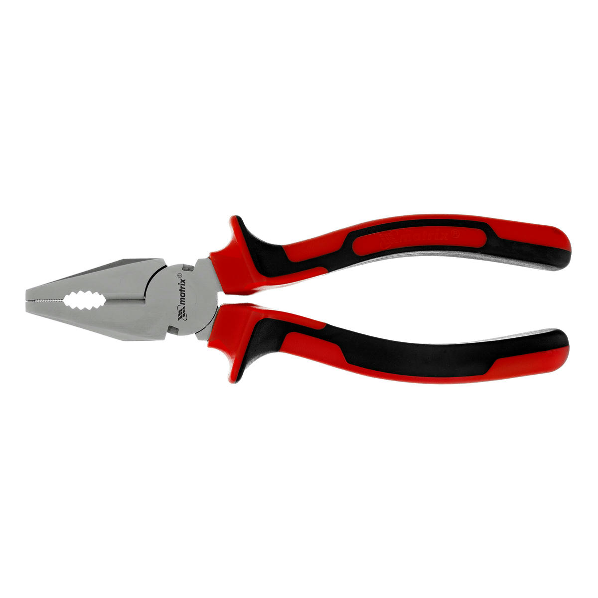 Плоскогубцы 180мм NICKEL никелированные, двухкомпонентные рукоятки MATRIX preview 3