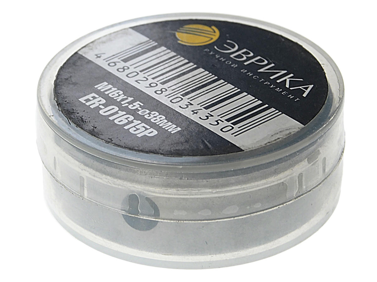 Плашка M16x1,5-o38мм, в пластиковом футляреЭВРИКА preview 1