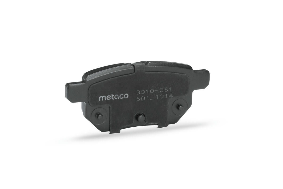 Колодки тормозные задние к-кт metaco 3010-351 preview 3