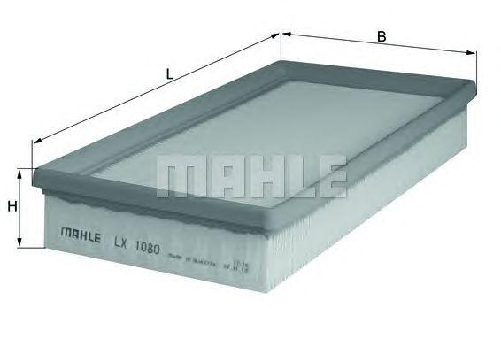 Фильтр воздушный MAHLE LX 1080 preview 1 Фильтр воздушный MAHLE LX 1080 preview 1