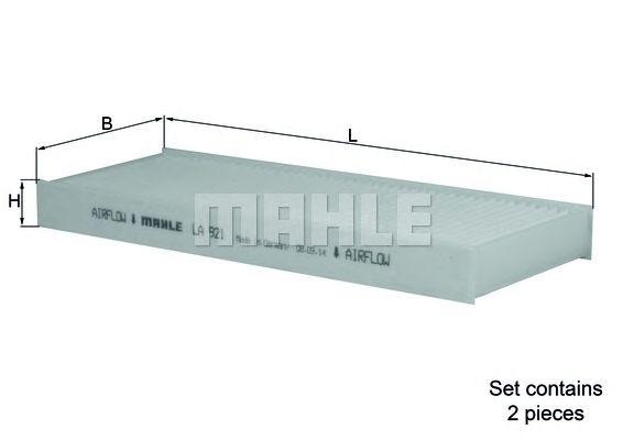 Фильтр салона MAHLE LA 921S preview 1