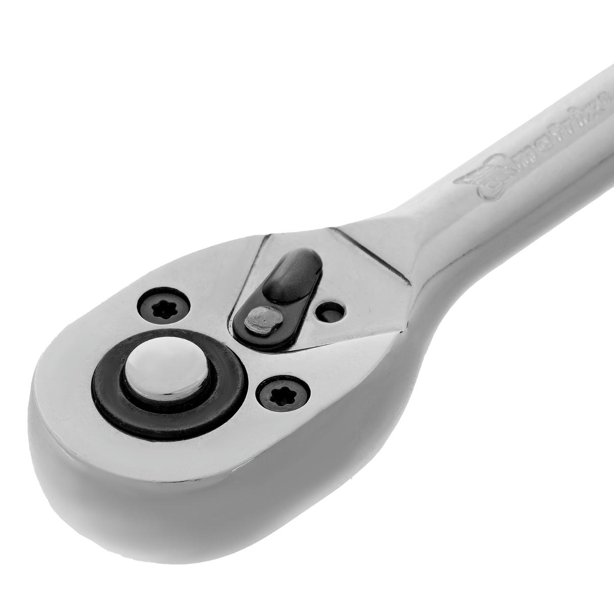 MATRIX 14010 Ключ-трещотка 1/4" с переключателем, CrV, хромированный preview 5