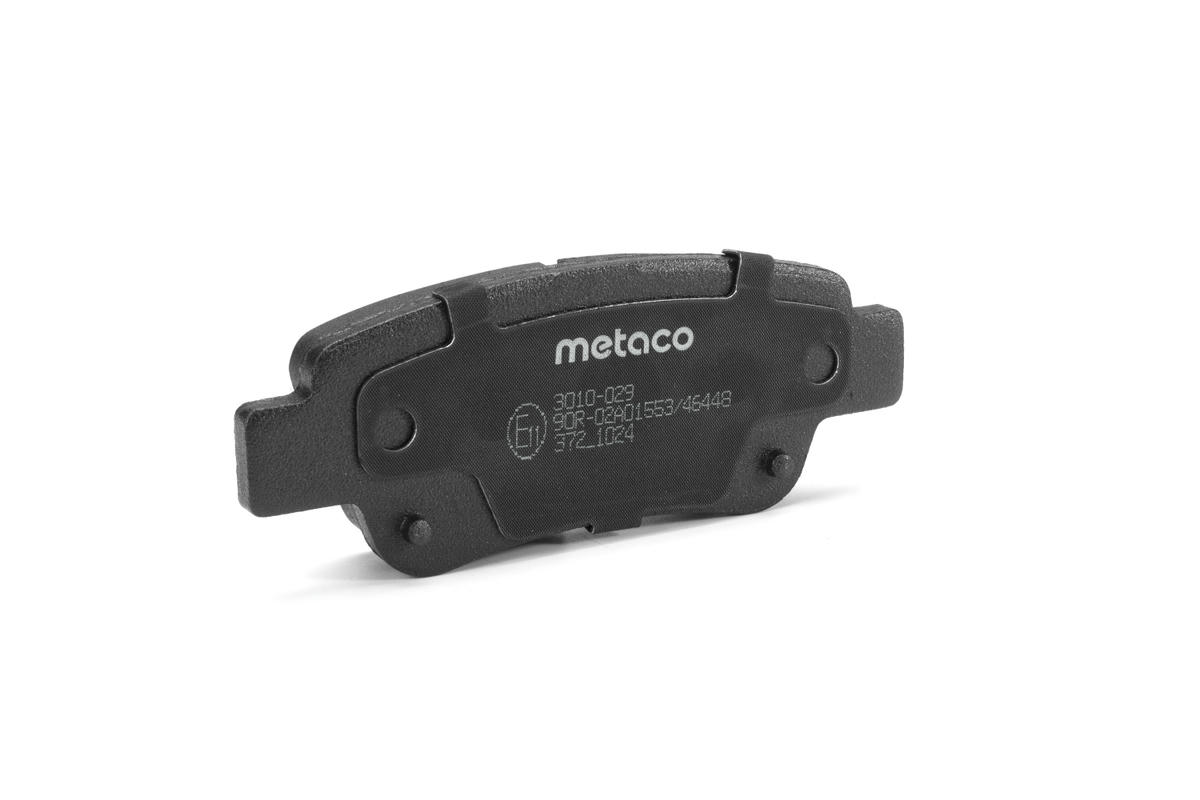 Колодки тормозные задние дисковые к-кт metaco 3010-029 preview 3
