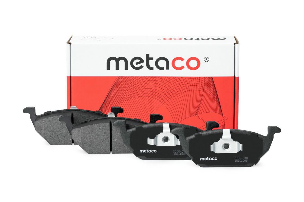 Колодки тормозные передние к-кт metaco 3000-018 preview 1