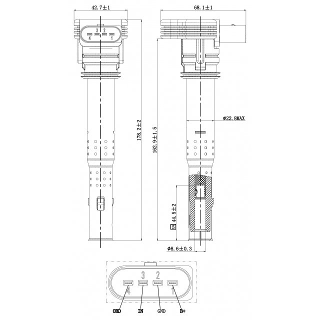Катушка зажигания FEBEST 17640-001 preview 2