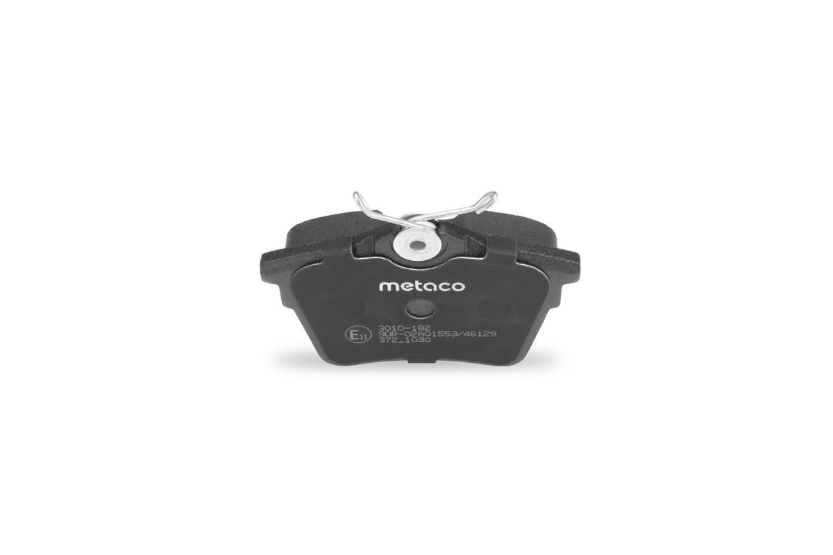 Колодки тормозные задние дисковые к-кт metaco 3010-182 preview 4