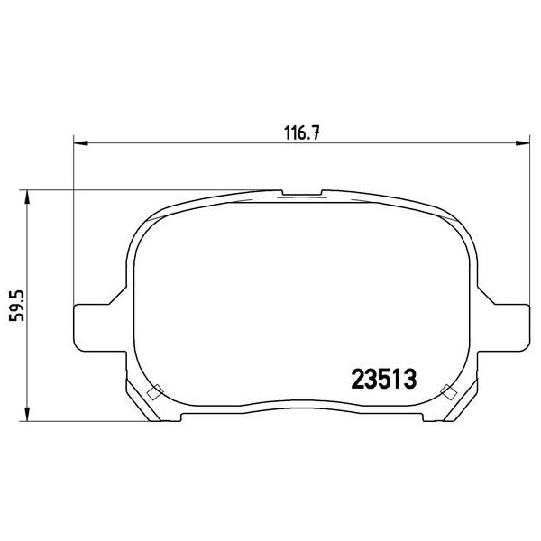 Колодки тормозные передние к-кт TRIALLI PF 4347 preview 2
