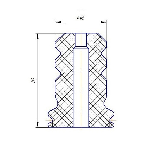 Пыльник с отбойником TRIALLI BCS 1084 preview 2