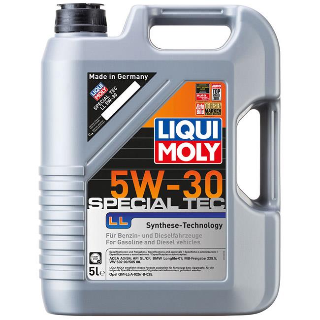 Масло моторное LIQUI MOLY SPECIAL Tec LL HC 5W30 синт. 5л preview 2