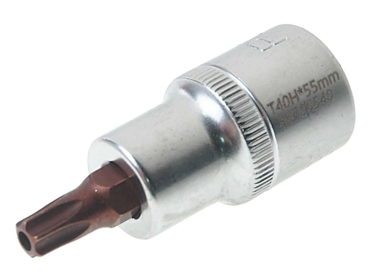 Головка-бита TORX Premium T40 с отверстием 1/2" (L-55мм) ROCKFORCE preview 1