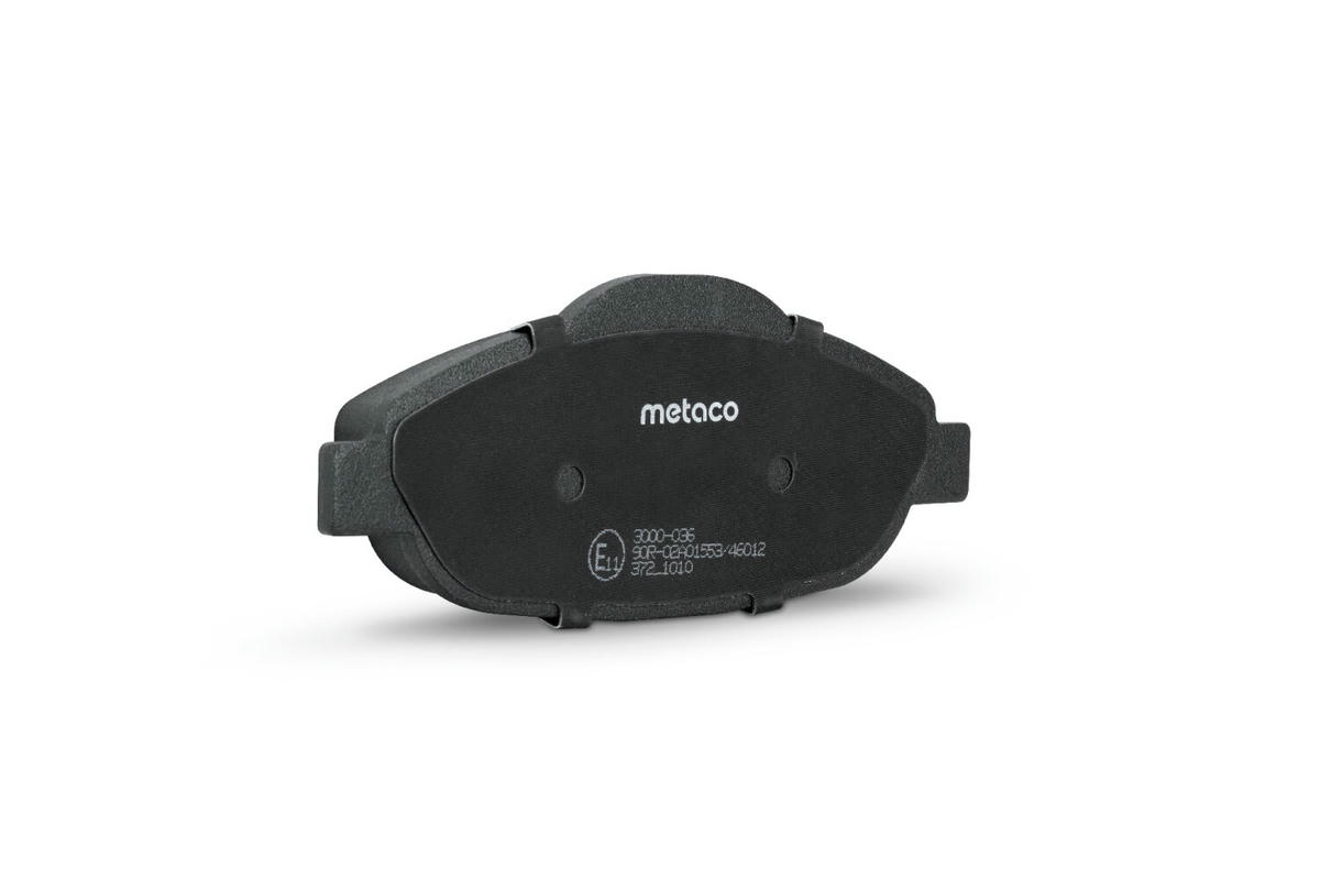 Колодки тормозные передние к-кт metaco 3000-036 preview 2