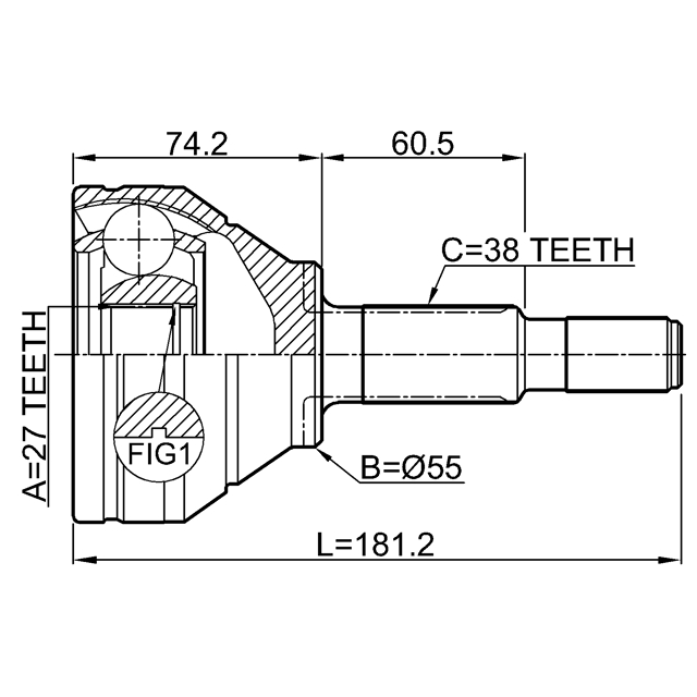 2110-EXPAWD_ШРУС наружный к-кт! Ford Explorer 11-13 preview 2