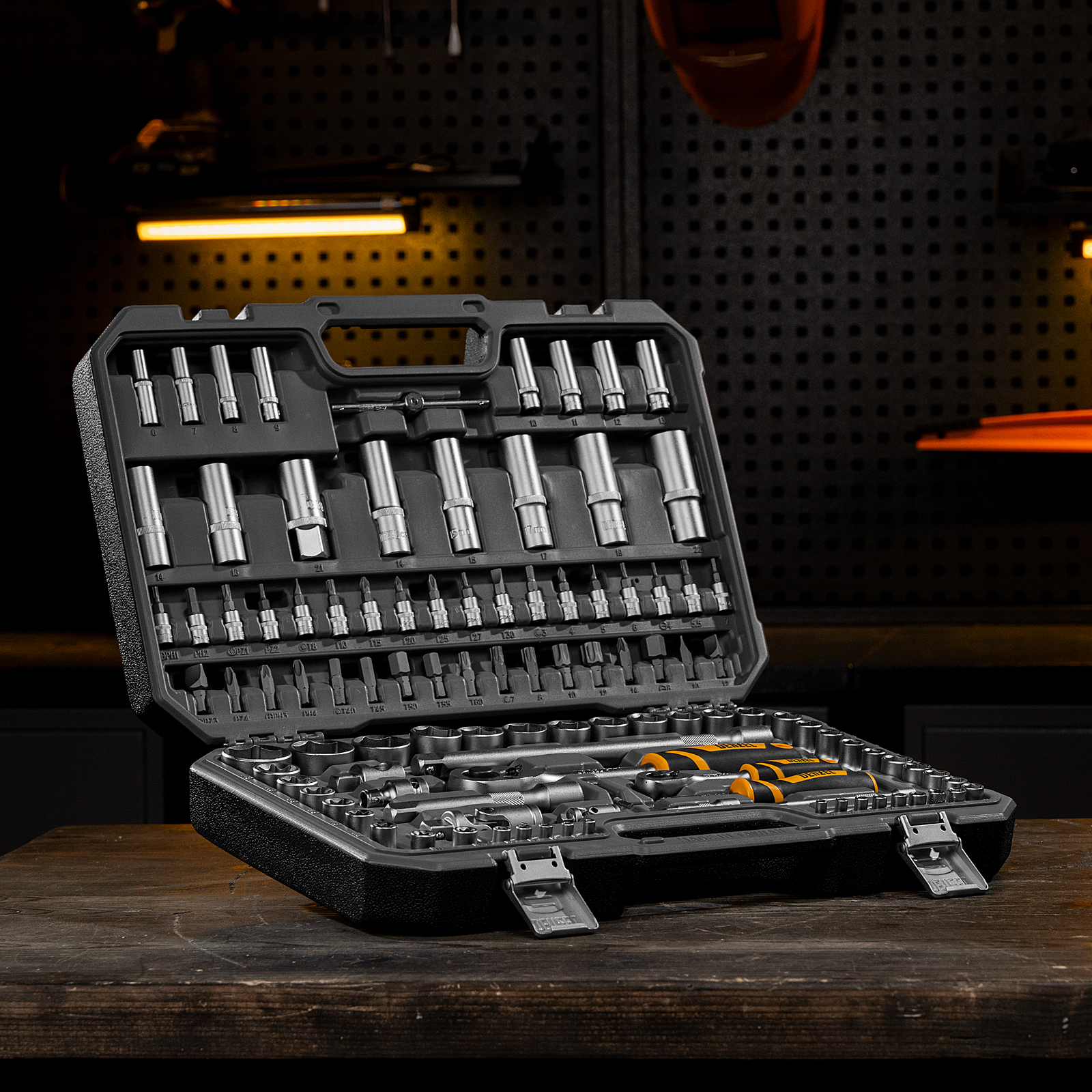 Набор инструмента 109 пред. 1/2", 1/4", CrV, S2 DENZEL preview 22