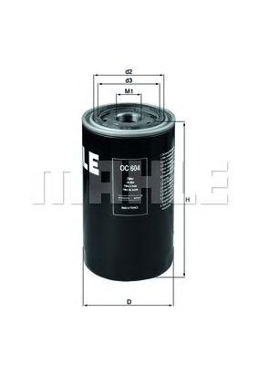 Фильтр масляный MAHLE OC 604 preview 1