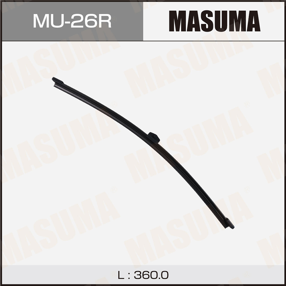 Щетка стеклоочистителя задняя 360 мм каркасная 1 шт MASUMA WIPER BLADE MU-26R preview 1