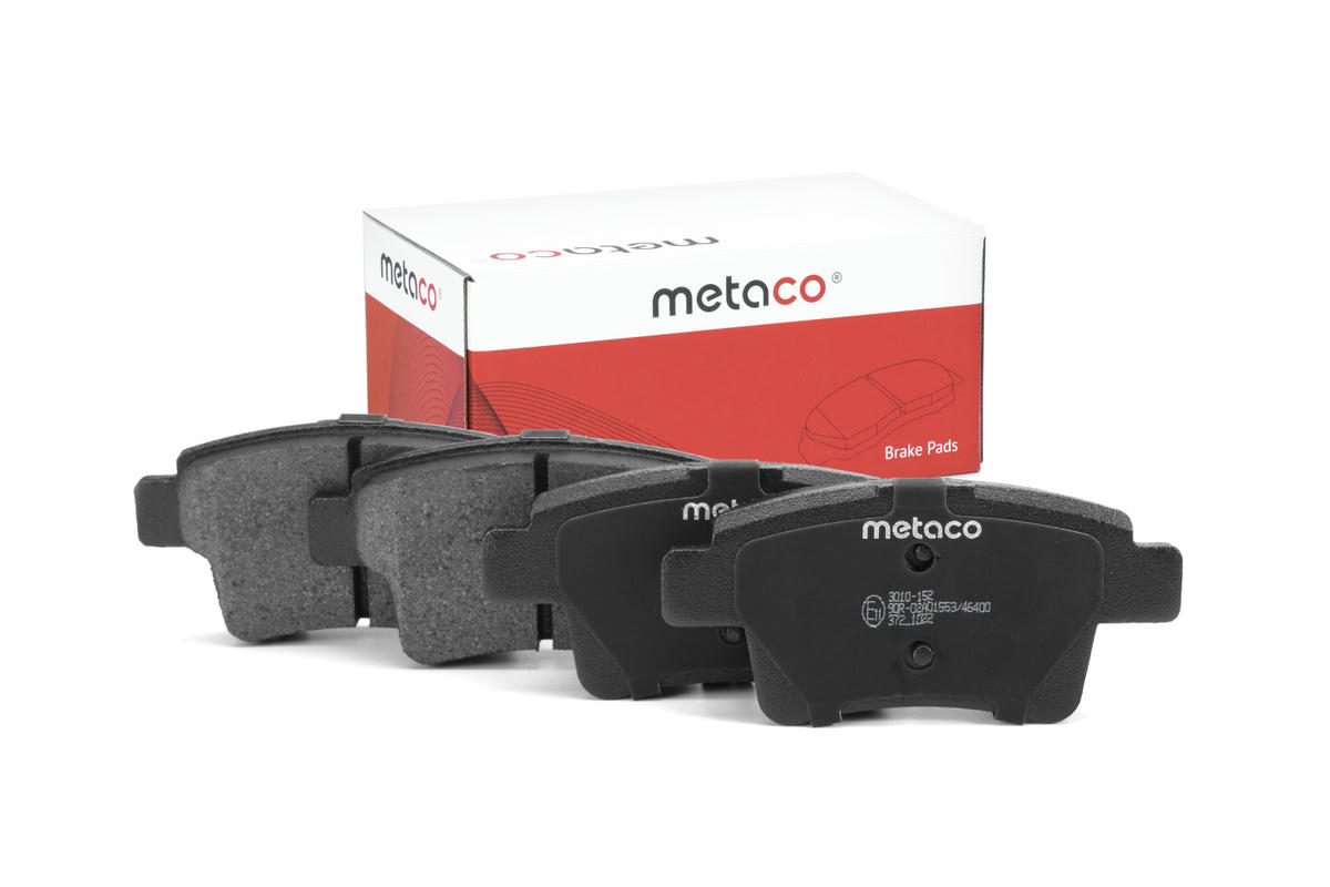 Колодки тормозные задние дисковые к-кт metaco 3010-113 preview 1