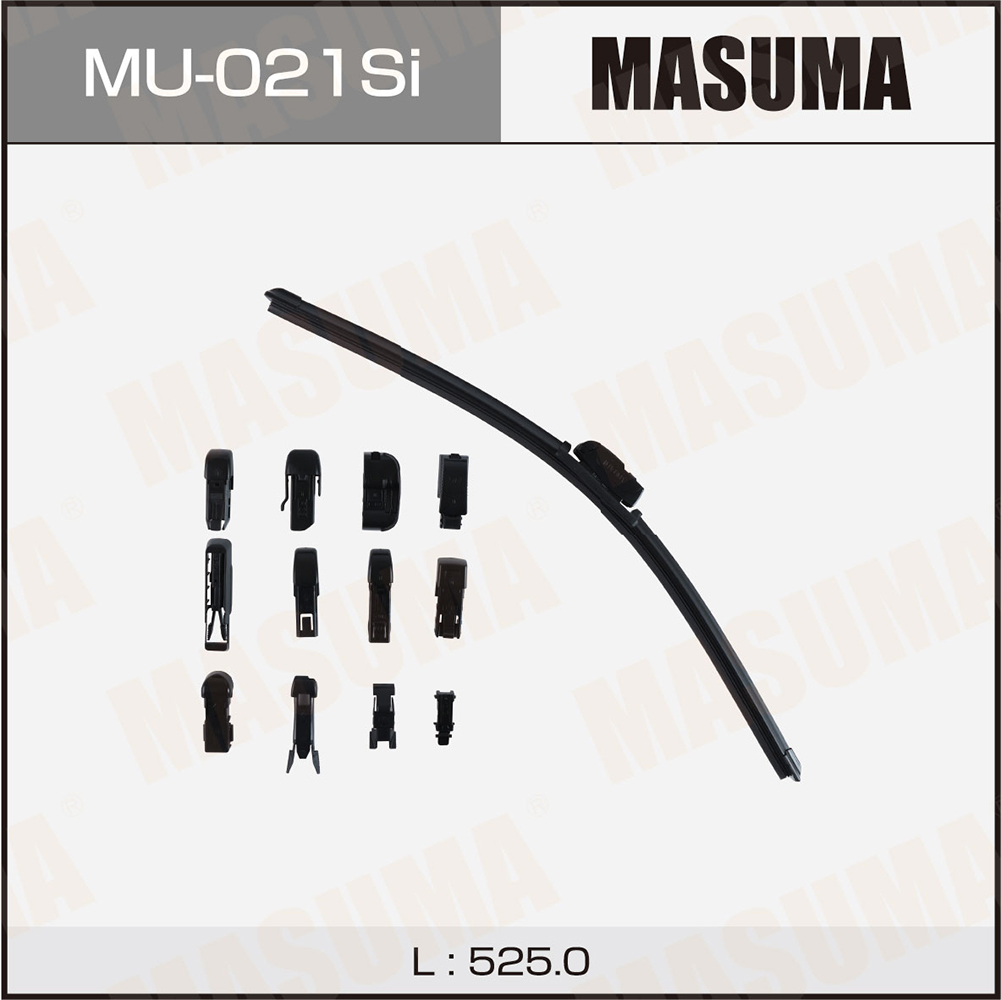 Щетка стеклоочистителя 525 мм бескаркасная 1 шт MASUMA Beam Wiper Blade MU-021Si preview 1