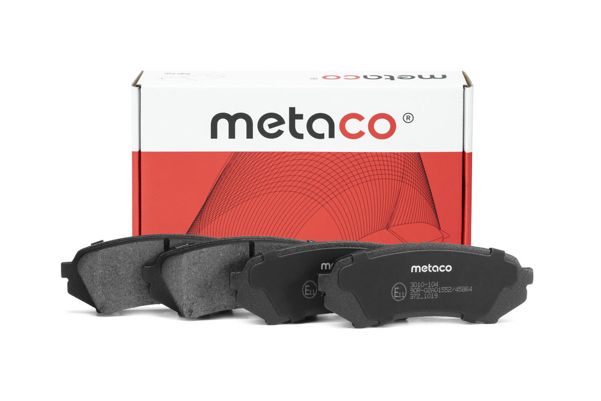 Колодки тормозные задние дисковые к-кт metaco 3010-104 preview 1