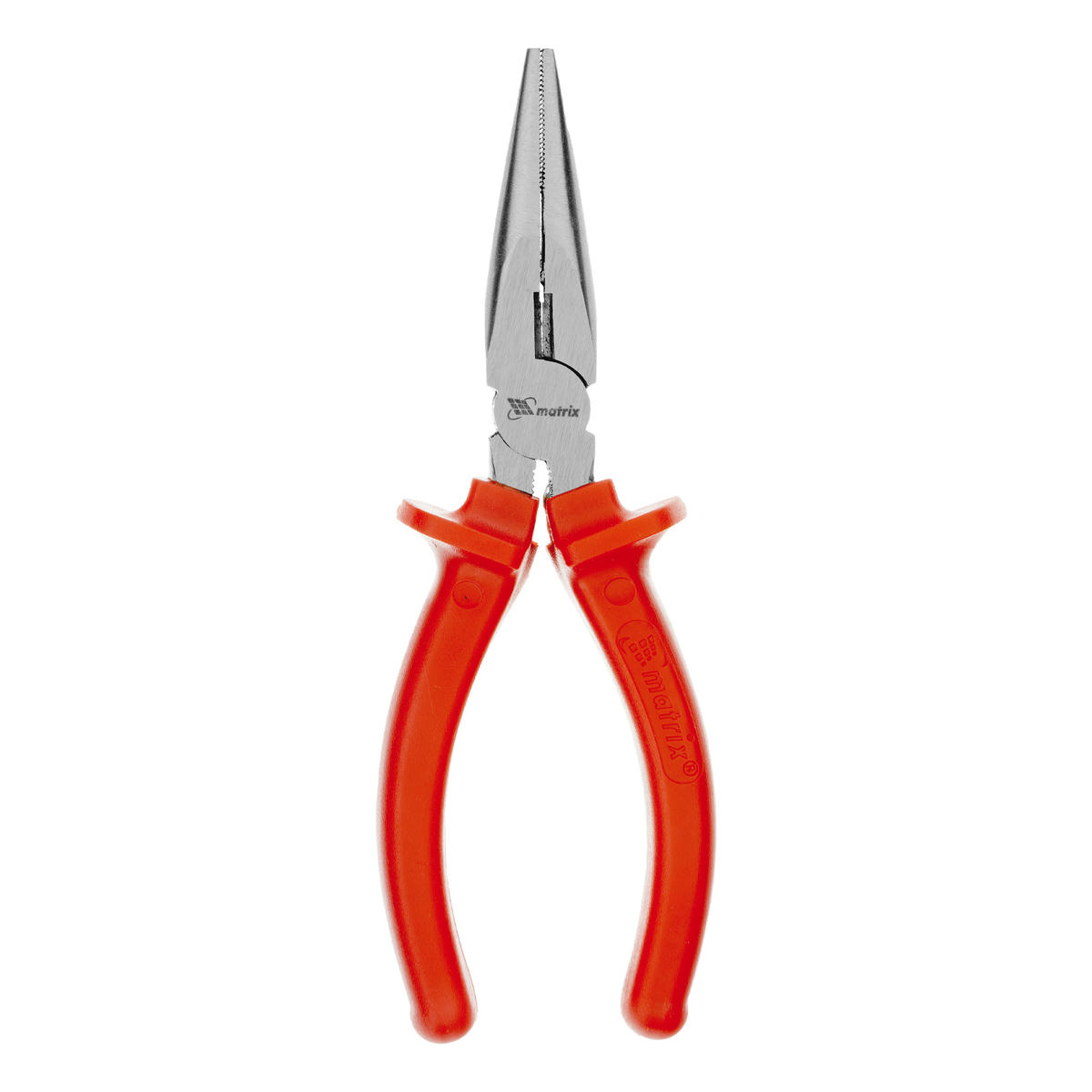 MATRIX 17192 Длинногубцы Econom, 160 мм, прямые шлифованные, пластмассовые рукоятки preview 3