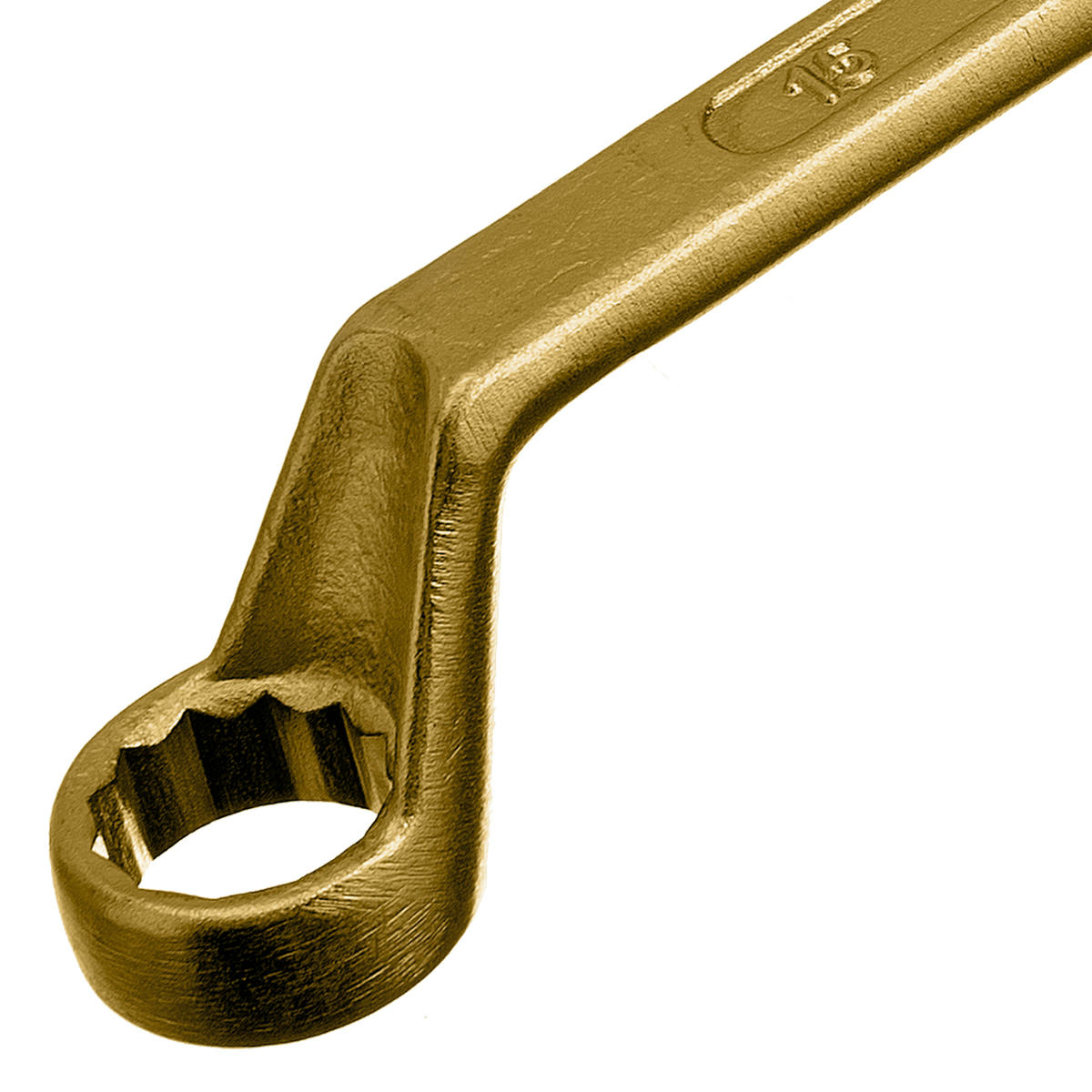 Ключ накидной 14х15 (желтый цинк) СИБРТЕХ preview 3