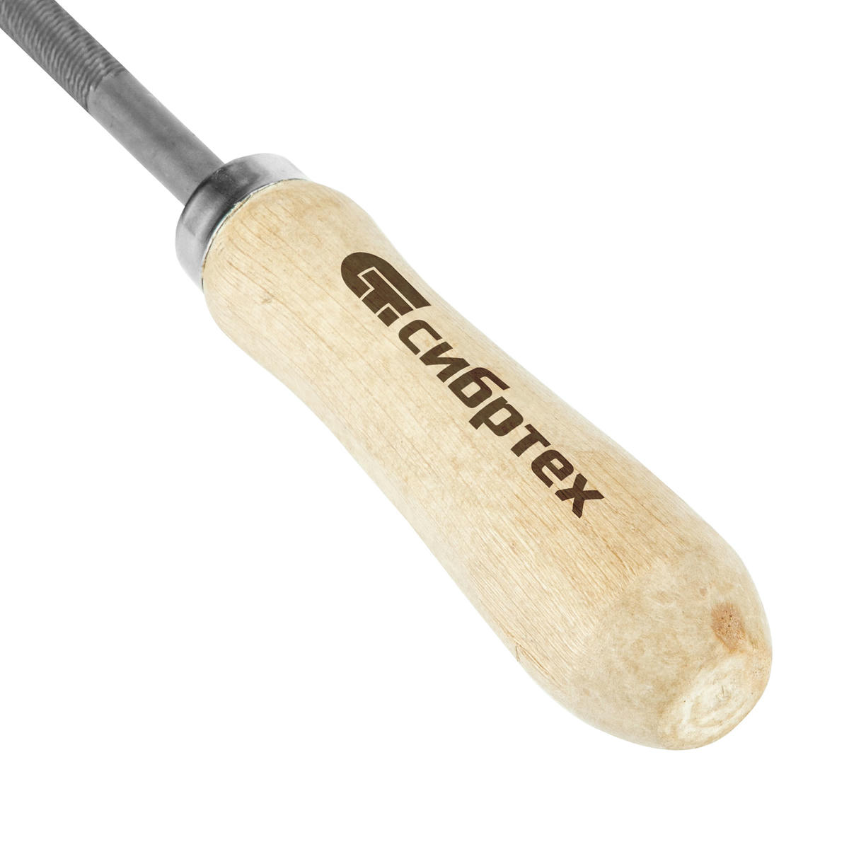 Напильник 200мм круглый, деревянная ручка СИБРТЕХ preview 4