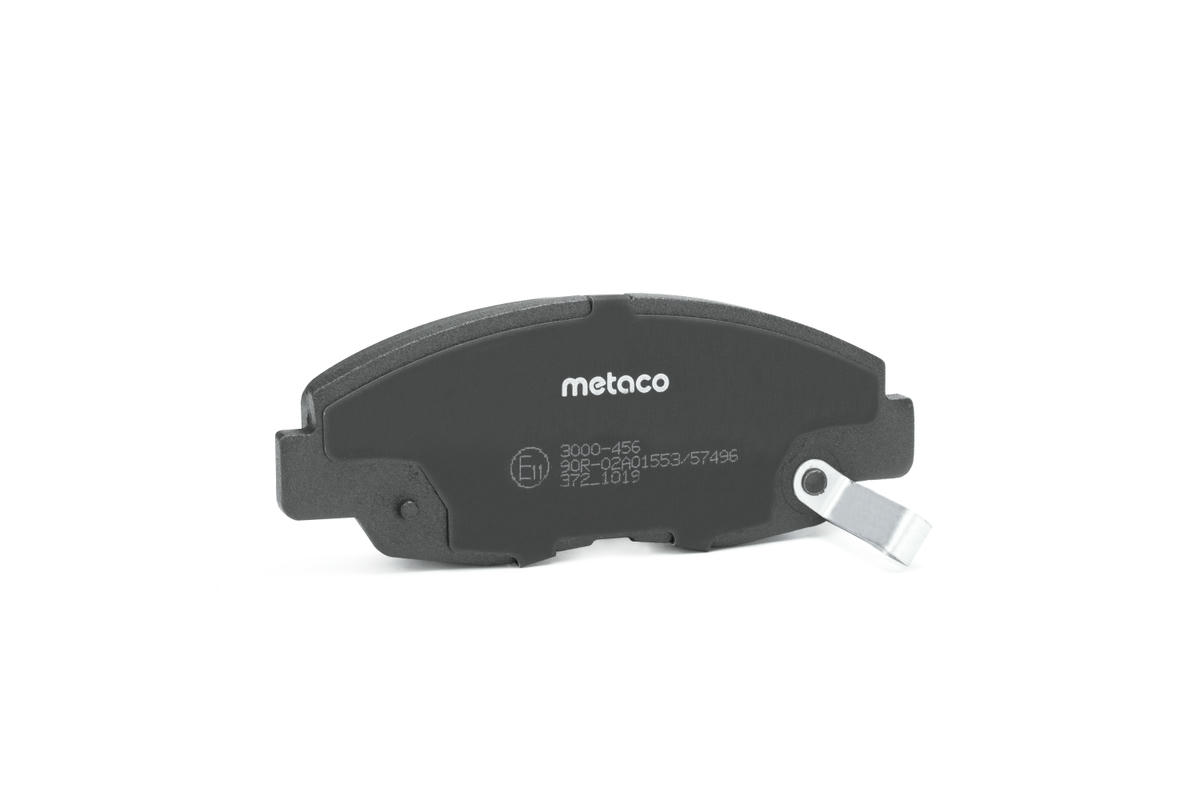 Колодки тормозные передние к-кт metaco 3000-456 preview 2