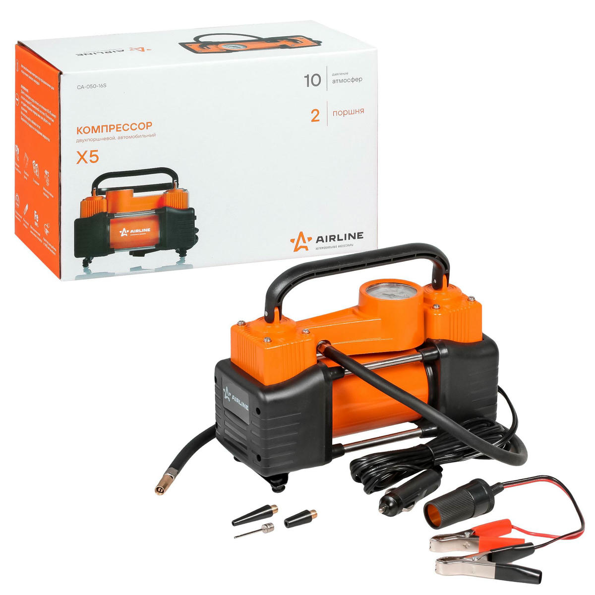Компрессор подкачки колес AirLine CA-050-16S preview 1