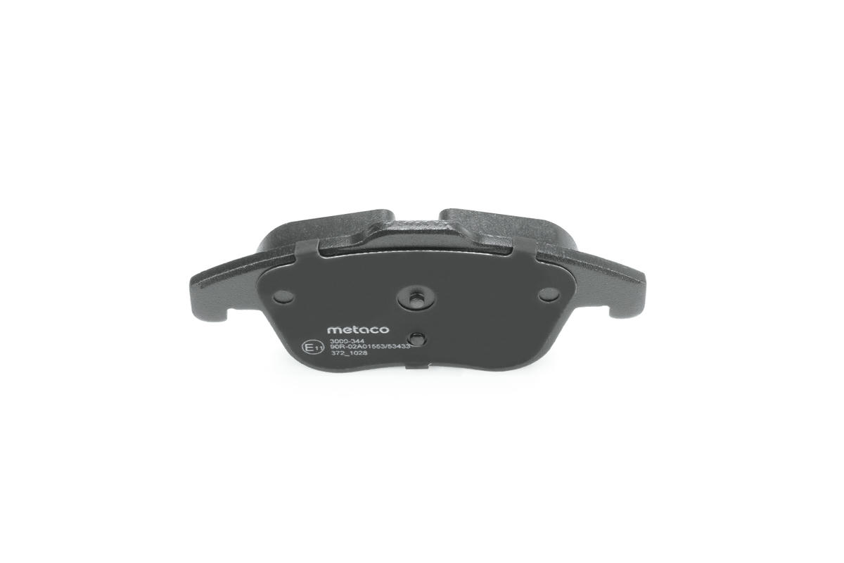 Колодки тормозные передние к-кт metaco 3000-344 preview 5