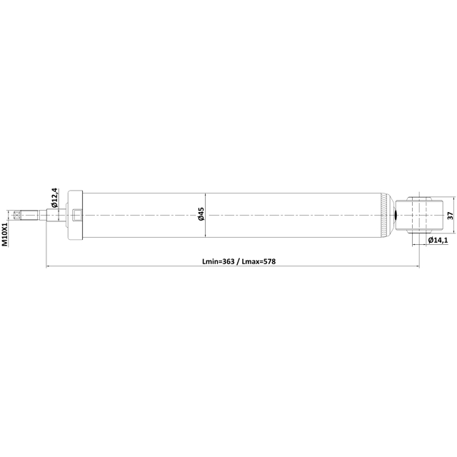 Амортизатор задний L=R SKODA OCTAVIA 1Z# 2004-2013 FEBEST 26110-002R preview 2