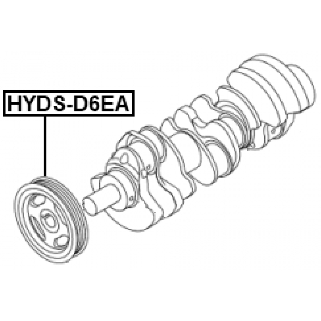 Шкив коленвала preview 2