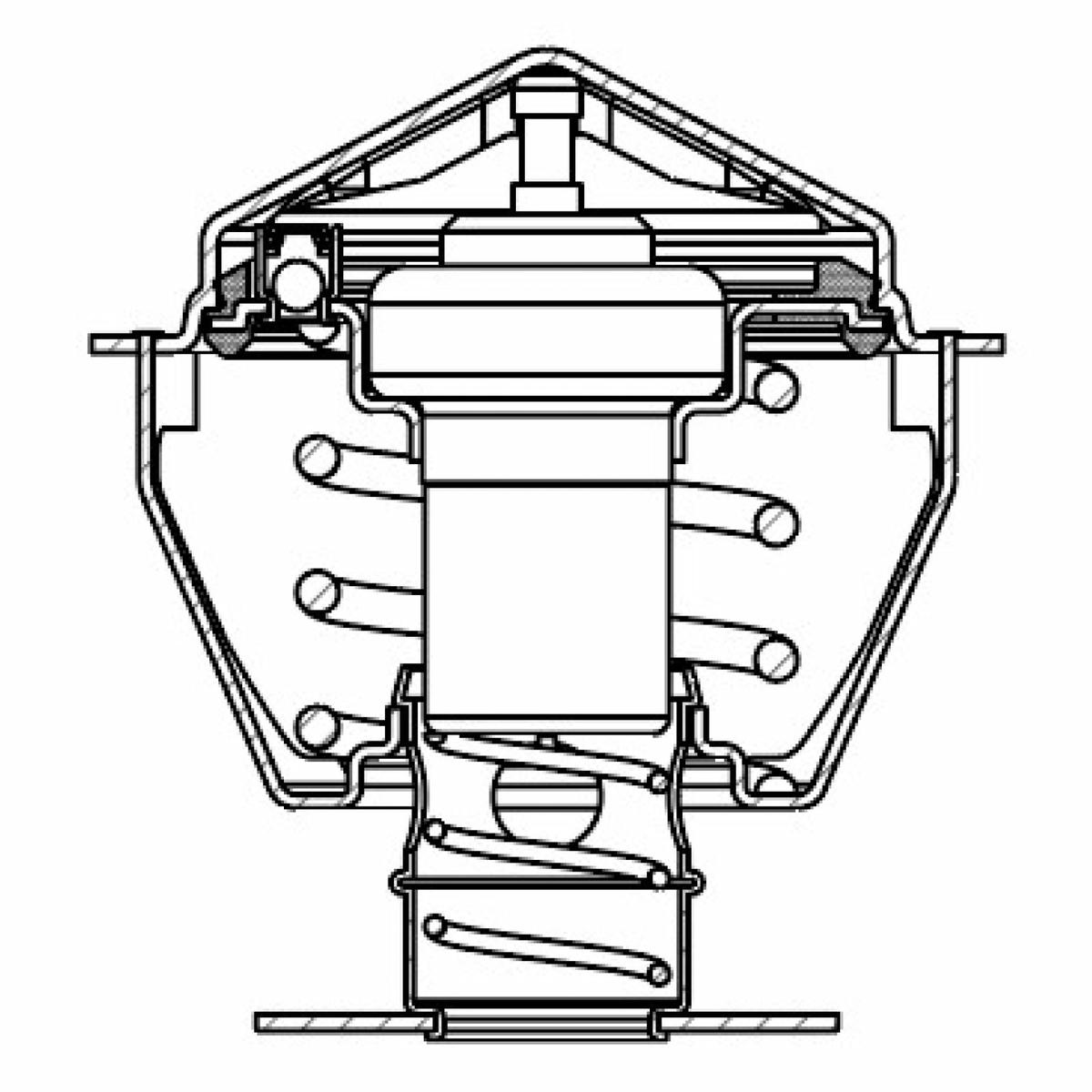 Термостат для а/м Ford Maverick (01-)/Mazda MPV (99-) 2.5i/3.0i (87 С) (термоэл.) (LT 1031) preview 4