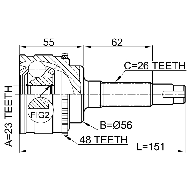 ШРУС 0110-037A48 preview 2