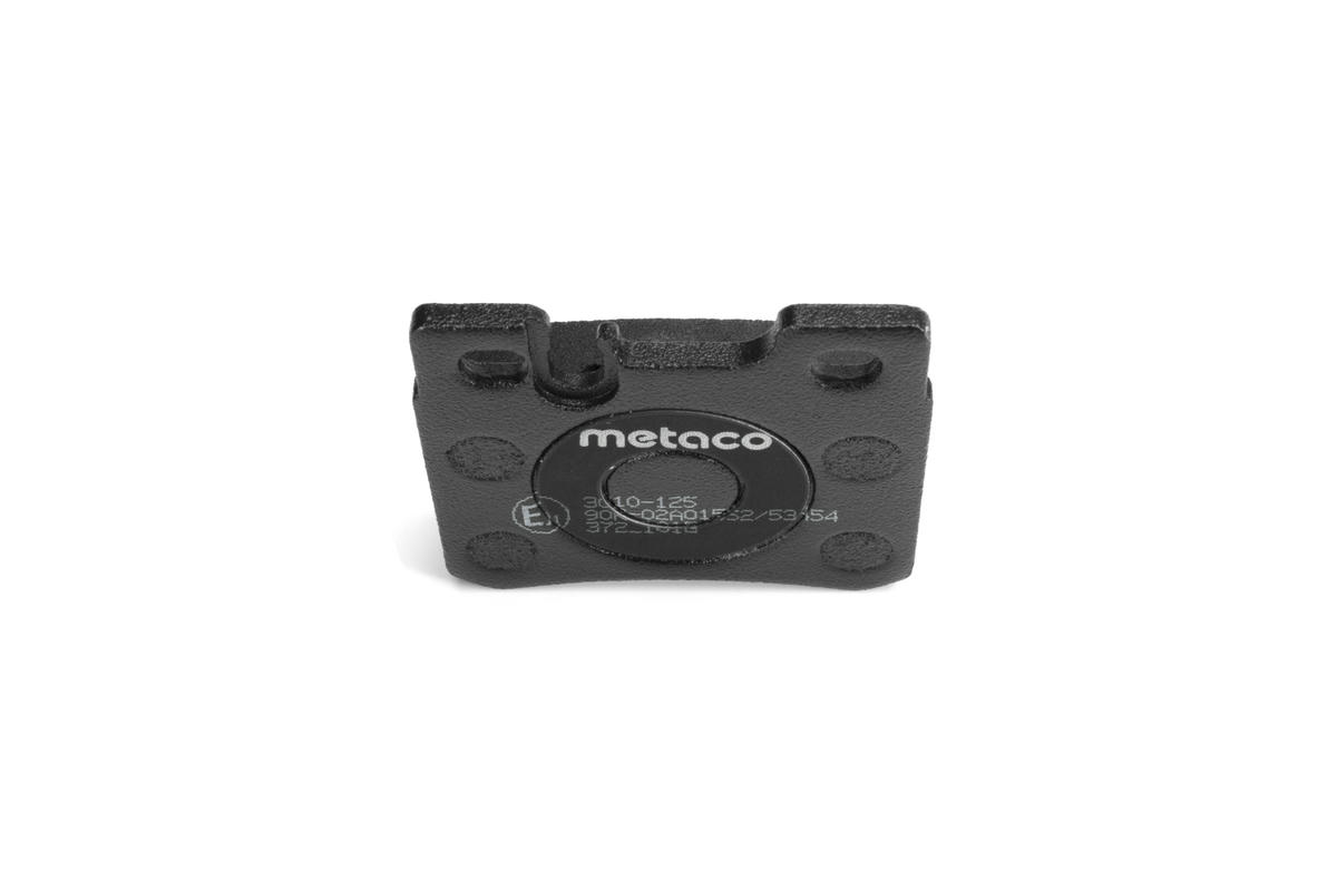 Колодки тормозные задние дисковые к-кт metaco 3010-125 preview 4
