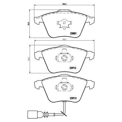 Колодки тормозные передние к-кт TRIALLI PF 4379 preview 3