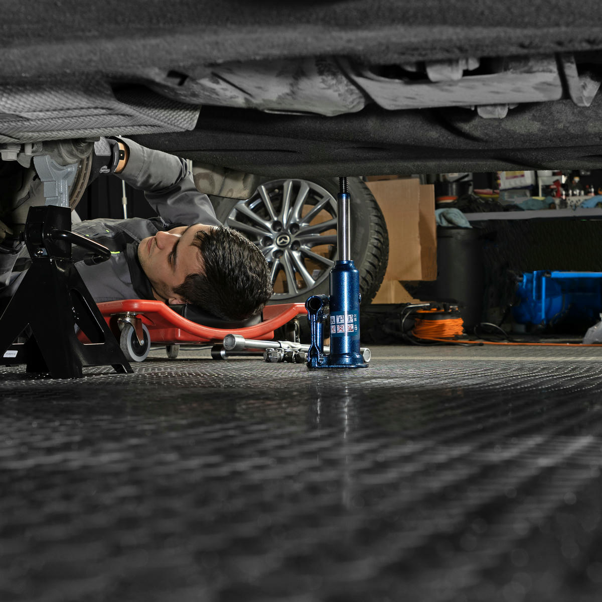 Домкрат бутылочный 2т гидравлический подъем (178-338мм) STELS preview 11