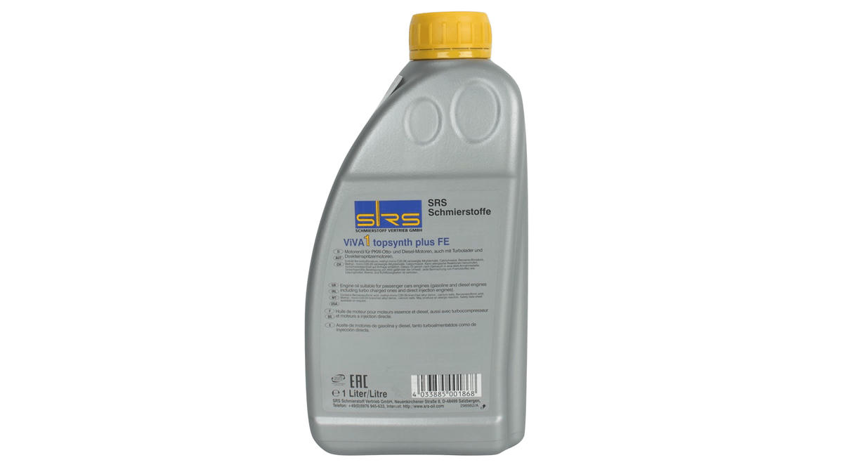 Масло моторное SRS VIVA1 TOPSYNTH PLUS FE 5W30 SN/CF 1л синт. preview 1