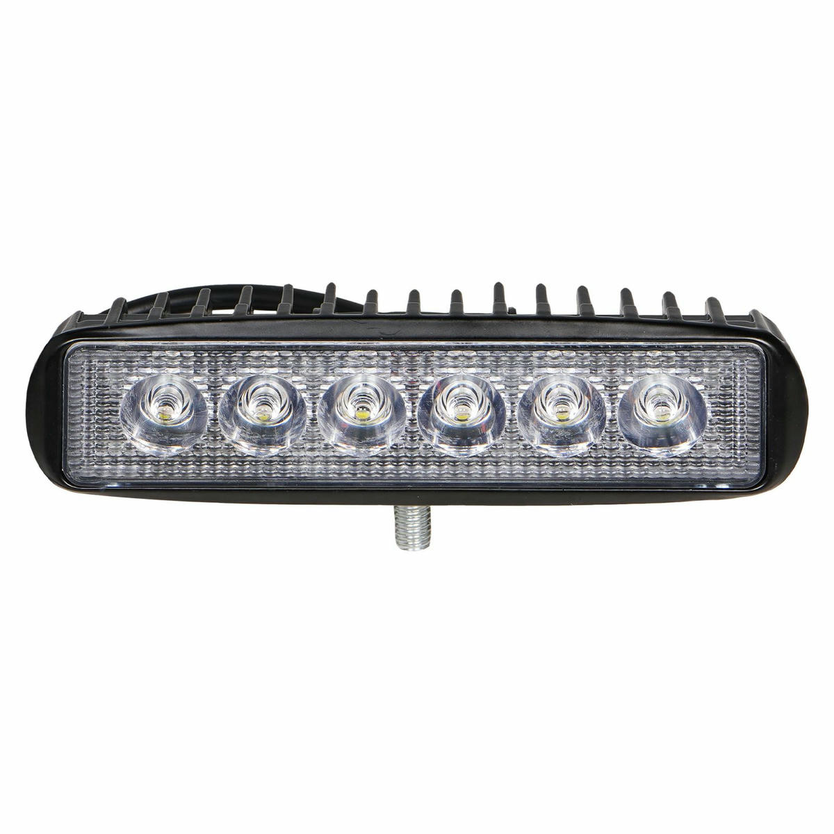 Фара светодиодная прямоугольная, 6 LED направленный свет, 18W (157х42х40) 12/24V (ALED004) preview 2