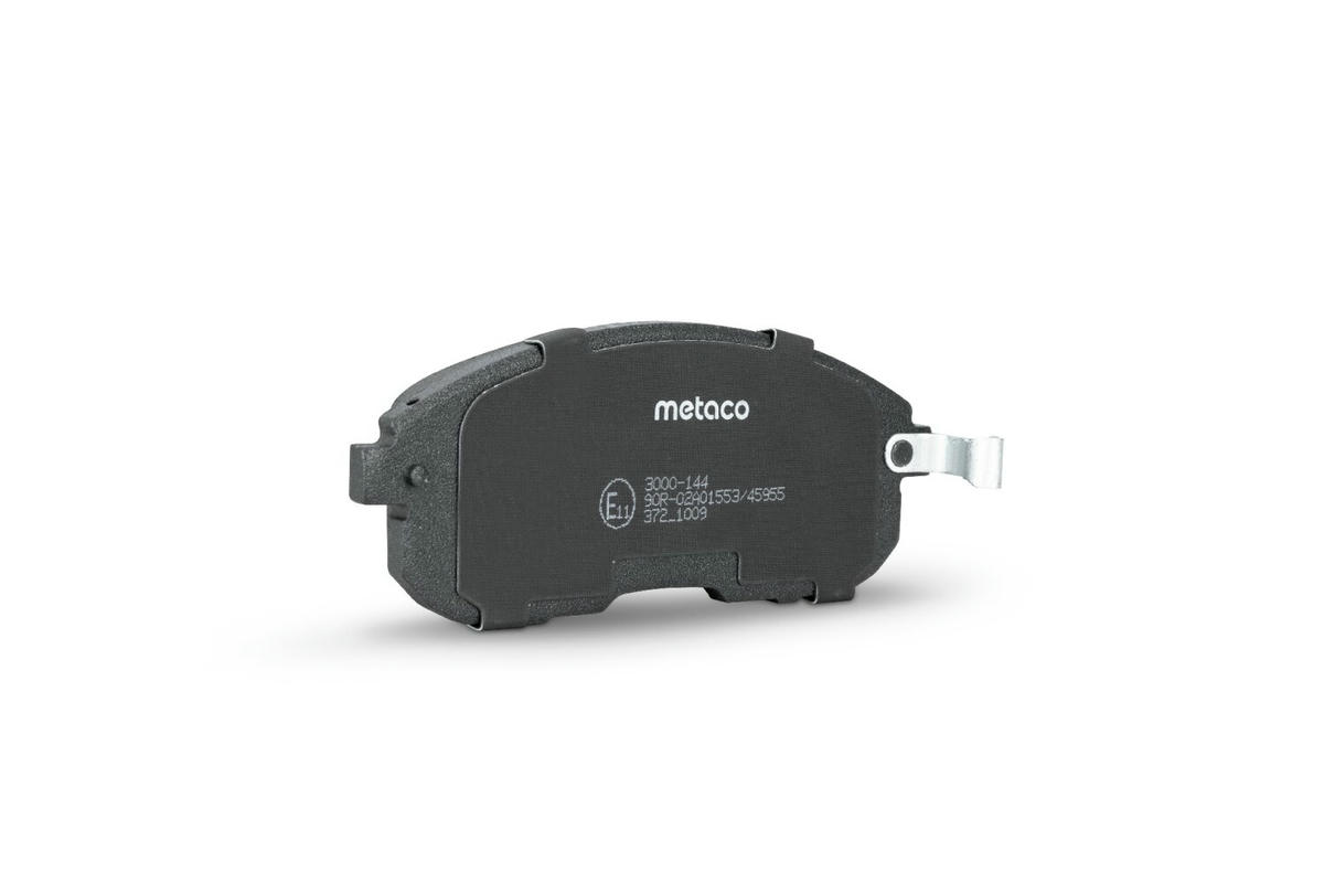 Колодки тормозные передние к-кт metaco 3000-144 preview 2